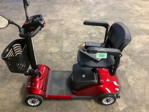 Furgle Red Mobility Scooter Four Wheels