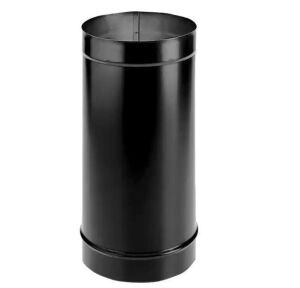 Lot of (2) DuraVent DuraBlack 6 in. x 24 in. Single-Wall Chimney Stove Pipe 