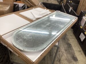 LED Full Length Arched Mirror 65" x 22" 