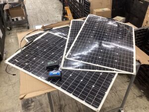 Lot of (4) Flexible Solar Panels 40" x 26.5" 