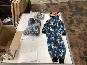 Family Christmas Matching Pajamas, Set of 4 