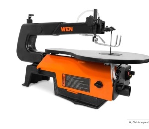 WEN 3922 16-inch Variable Speed Scroll Saw with Easy-Access Blade Changes