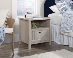 Night Stand with Drawer in Chalked Chestnut