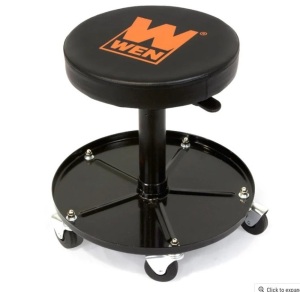 WEN 73012T 300-Pound Capacity Pneumatic Rolling Mechanic Stool