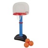 Little Tikes Easy Score Basketball Set, Blue, 3 Balls - Appears New
