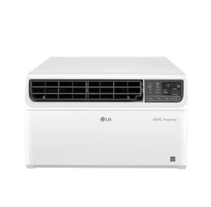 LG 23,500 BTU 230/208V Window Air Conditioner Cools 1400 Sq. Ft. with Dual Inverter, Wi-Fi Enabled & Remote in White 