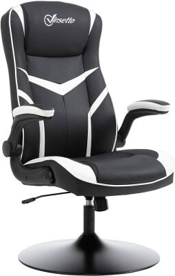 Black and White Gaming Office Chair 