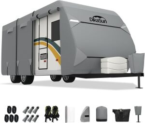 DikaSun Travel Trailer RV Cover 16'-18'