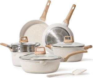 Carote Pots and Pans Set Nonstick, 10-piece