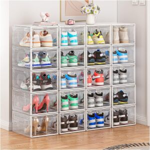 Cakraie 10 Pack Thicken Shoe Organizer