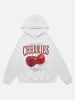 Aelfric Eden Cherries Hoodie, Size Medium 