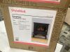 StyleWell Kingham 400 sq. ft. Panoramic Infrared Electric Stove in Black with Electronic Thermostat - Dented - 5