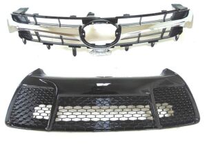 Front Bumper Upper & Lower Grille for 2015-2017 Toyota Camry