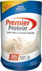 Premier Protein Whey Protein Powder, Vanilla, (17 Servings), 23.3 oz. Unopened