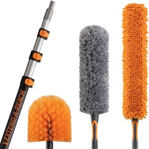 Extend-A-Reach 24 Feet 4-Piece High Reach Duster Kit with Extension Pole