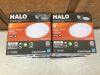 Lot of (6) Halo 6" Ultra-Thin LED Downlight, Selectable CCT, White - 2