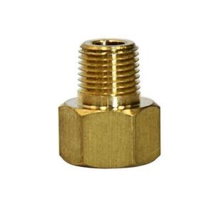 Case of (50) 5/16 in. Flare X 1/8 in. D MPT Brass Inverted Flare Adapter