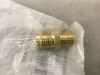 Lot of (60) 1/2 in. Flare x 3/8 in. MIP Brass Adapter Fitting - 3