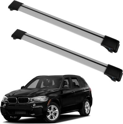 FINDAUTO 2pcs Crossbars fit for BMW X5 2004-2013 OE Style 