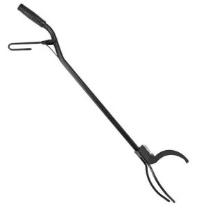 Sunnydaze 36 in. Spring-Loaded Firewood Log Grabber Claw