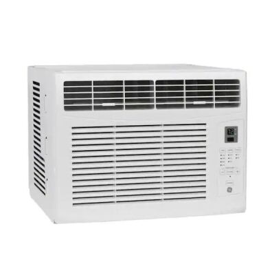 GE 6,000 BTU 115V Window Air Conditioner Cools 250 Sq. Ft. with Remote Control in White 