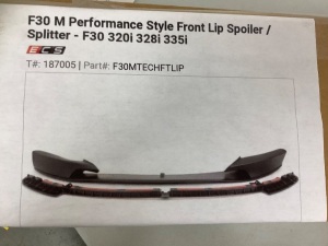 F30 M Performance Style Front Lip Spoiler/Splitter - F30 320i 328i 335i, E-Commerce Return, Sold as is