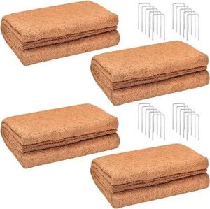 Halatool Thickened No-Slip Ice and Snow Carpet 32x80x0.28 Inch, 4 Pack 