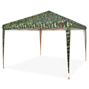 Outdoor Portable Pop Up Canopy Tent w/ Carrying Case, 10x10ft, Camo. Appears New