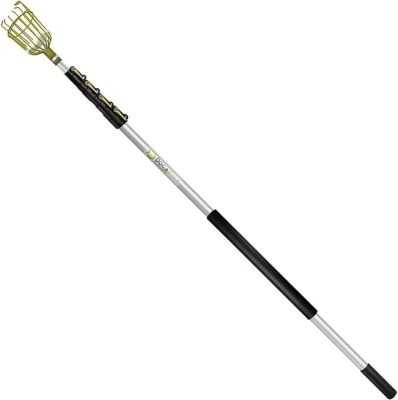 DocaPole 24' Telescoping Extension Pole with Duster & Fruit Picker Basket