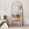 Manocorro Arched Full Length Floor Mirror 65"x22" 