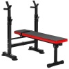 Adjustable Barbell Rack and Weight Bench. Appears New