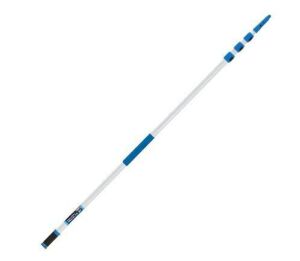 Unger 24' Aluminum Telescopic Pole w/Connect & Clean Locking Cone & Quick-Flip Clamps