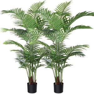 5' Artificial Areca Palm Tree, Set of 2 