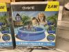 Lot of (2) Avenli 8' x 25" Inflatable Swimming Pool  - 3