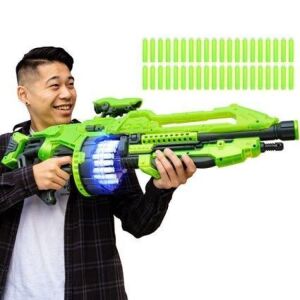 Case of (4) Electric Foam Dart Alien Blaster Toy w/ 40 Glow-in-the-Dark Darts