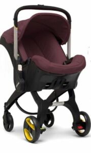 4 IN 1 Infant Carseat in Cherry/Burgundy