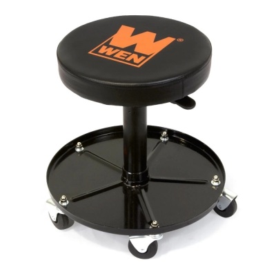 WEN 73012T 300-Pound Capacity Pneumatic Rolling Mechanic Stool