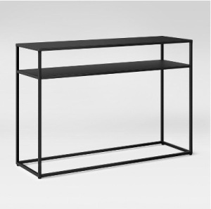 Glasgow Metal Console Table Black