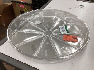 Lot of Plastic Planter Saucers, 6 Sizes 