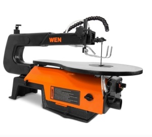 WEN 3923 16-Inch Variable Speed Scroll Saw with Easy-Access Blade Changes and Work Light