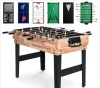 10-in-1 Combo Game Table Set w/ Pool, Foosball, Ping Pong, Chess - 2x4ft