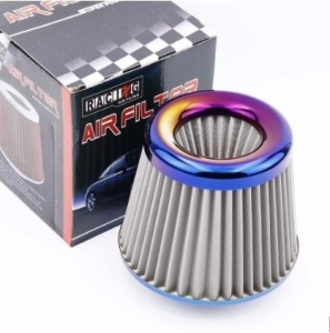 Burnt Blue Racing High Flow Power Air Intake Filter Cone 3