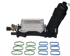 Engine Oil Cooler and Filter Housing Adapter Kit - Replaces 68105583AF, 68105583AE - Compatible with Chrysler, Dodge & Jeep 3.6L V6 Vehicles - 200, Town & Country, Grand Caravan, Wrangler, Ram