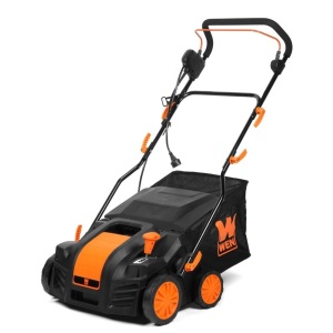 WEN DT1516 16-Inch 15-Amp 2-in-1 Electric Dethatcher and Scarifier with Collection Bag