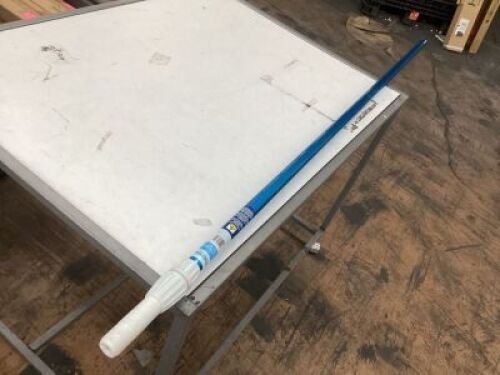 HydroTools by Swimline 6'-12'&nbsp;Adjustable Blue Anodized Step-Up Telescopic Pool Pole