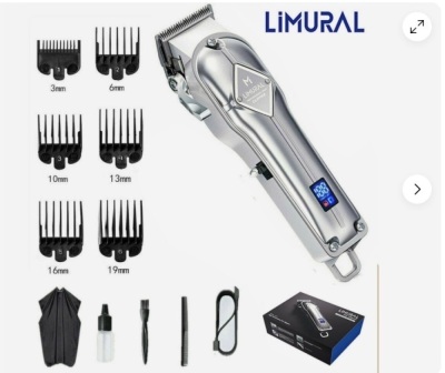 Limural Hair Clippers Cutting Machine Rechargeable Barbers Salon Trimmer Kit Men