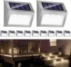 Lot of (2)&nbsp;iThird LED Solar Powered Deck Stair Lights&nbsp;Auto ON/Off Weatherproof, 12 Pack - New&nbsp;