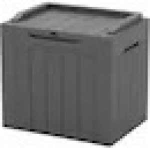 Patiowell 22-in L x 16.3-in 32-Gallons Grey Plastic Deck Box 