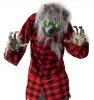 Howling Hudson Standing Animatronic Werewolf w/ Sounds, LED Eyes - 5ft