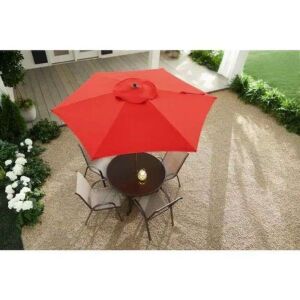 StyleWell 7.5' Ruby Red Umbrella 